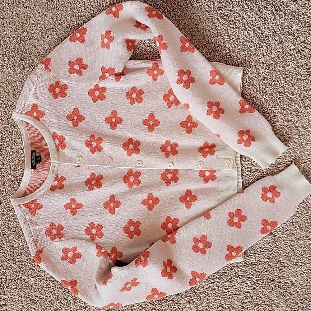 Wild Fable Coral Knit Daisy Cardigan